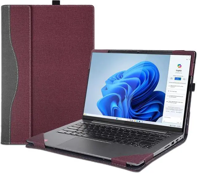 Main image of BONAEVER Laptop Case Cover for 16 inch Lenovo IdeaPad 5 2-in-1 16AHP9 16IRU9 & ThinkPad L16 Gen1 &ThinkPad X1 Extreme Gen5 Gen4,Detachable Notebook PC Sleeve Protective Bag with Pen Holder Coffee