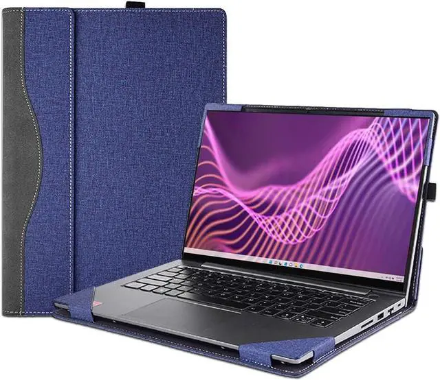 Main image of BONAEVER Laptop Case Cover for 13.3 inch Dell Latitude 5340 5330 5320 & Dell Latitude 3320 3330 Notebook PC Sleeve,Detachable PU Leather Protective Bag Accessory Blue