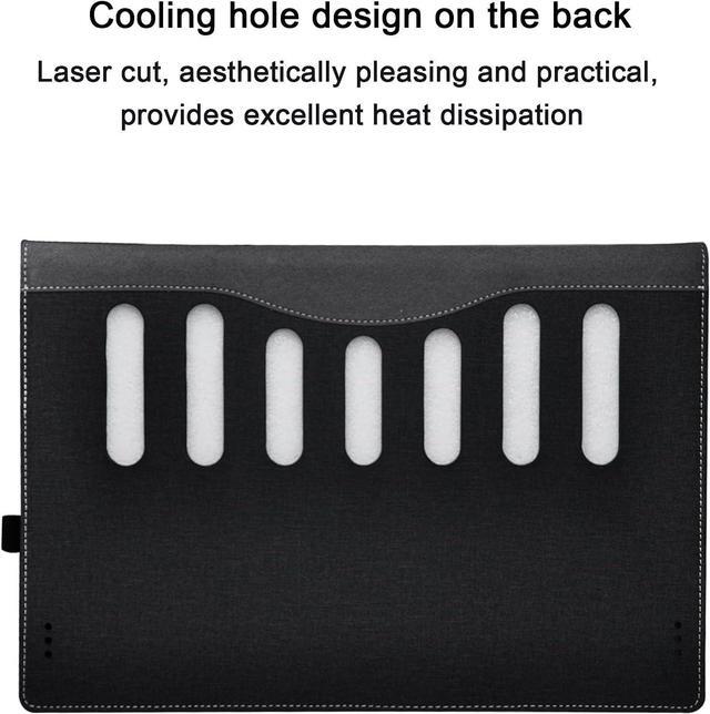 Alt view image 5 of 7 - BONAEVER Cover Case for 15.6 inch ASUS VivoBook Pro 15 OLED Laptop& for Vivobook 15X /S15 Series & for ASUS X515 M515 D515 F515,Detachable PU Leather Protective Sleeve Bag Accessories