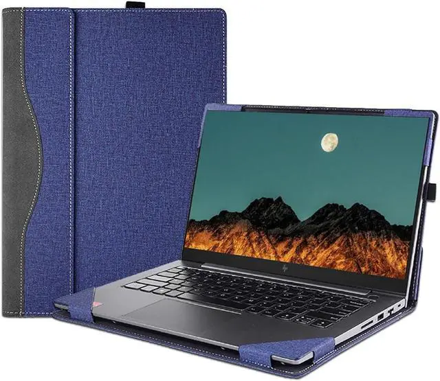 Main image of BONAEVER Laptop Case Cover for 13.3 inch HP EliteBook 630 G9 G10 & for HP Probook 630 G8 Notebook PC Sleeve,Detachable PU Leather Protective Bag Accessory Blue
