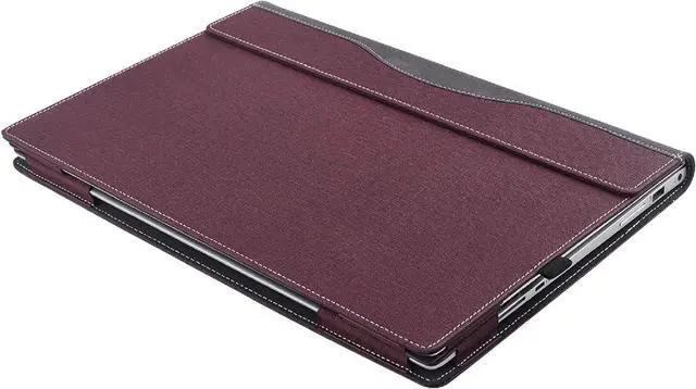 Alt view image 7 of 7 - BONAEVER Laptop Case Cover for 14 inch HP Elitebook 645 G9 G10 & HP EliteBook 640 G9 G10 Sleeve,PU Leather Notebook PC Sleeve Protective Bag Accessory with Pencil Holder Coffee