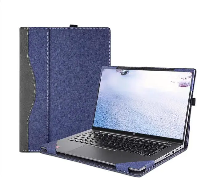 Main image of BONAEVER Laptop Cover Case for HP ProBook 440 14 inch G10 G9 G8 Notebook PC & for HP Probook 445 G8 G9 G10 & for HP ProBook 640 G8 Sleeve,Detachable PU Leather Case Bag Accessories with Pencil Holder