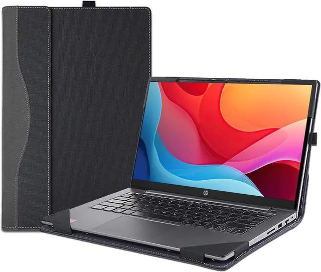 Main image of BONAEVER Laptop Case Cover for 16 inch HP Pavilion Laptop 16-af 16t-af & 16-ag 16z-ag,Separable PU Leather Notebook PC Sleeve Protective Bag with Pen Holder and Heat Dissipation Holes