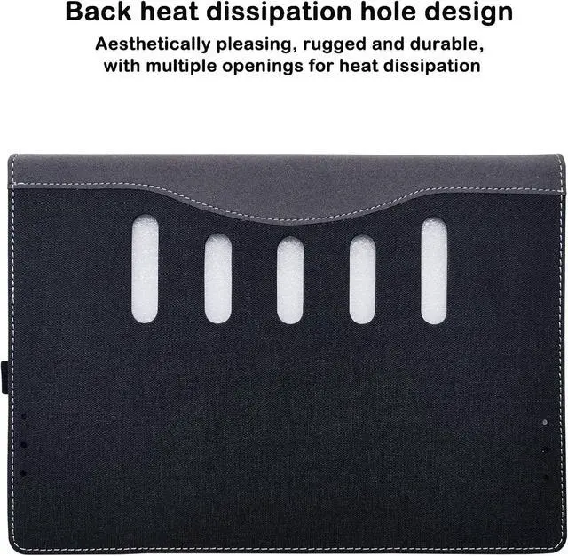 Alt view image 4 of 7 - BONAEVER Laptop Case Cover for 2024 13.3 inch HP Pavilion Aero Laptop 13-bg 13t-bg Notebook PC Sleeve, 2 in 1 PU Leather Protective Shell Bag with Pencil Holder
