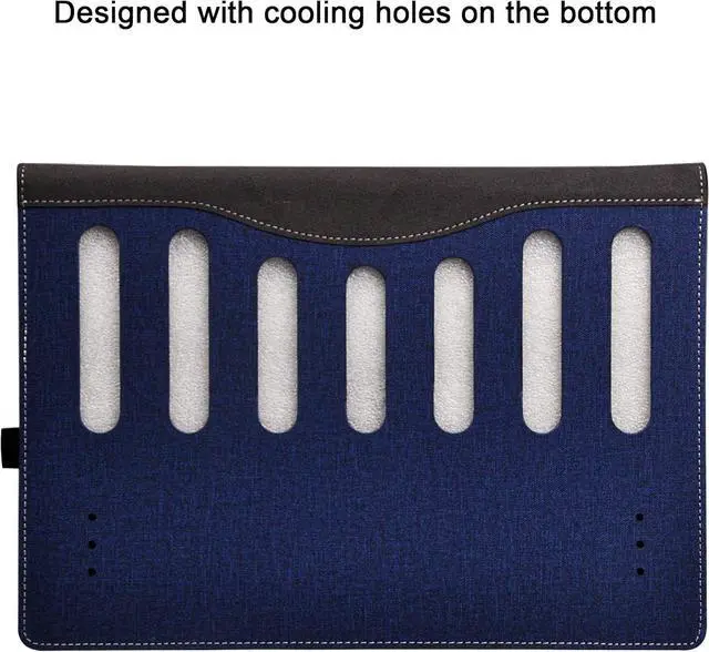 Alt view image 5 of 7 - BONAEVER Laptop Cover Case for 14 inch Lenovo Thinkpad X1 Carbon Gen 9 Gen 10 Gen 11 [not for Gen12] / Lenovo Thinkpad X1 Yoga Gen 6 Gen 7 Gen 8, PU leather Separable Protective Sleeve bag Accessories