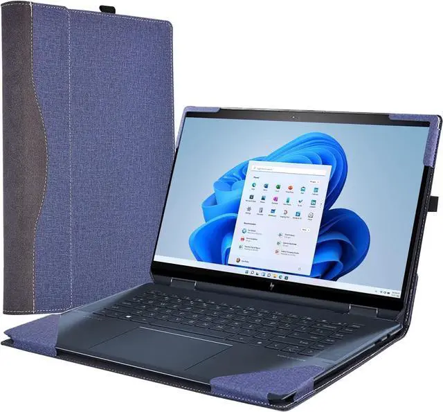 Main image of BONAEVER Laptop Sleeve for HP Spectre X360 16-f 16t-f Envy 16-h/Laptops HP 15z-ef2000 Touch optional/15 The 200 Touch /15-dy5097nr/15-dy2096nr / 15-bp 15-ds 15-dr Computer Bag Blue
