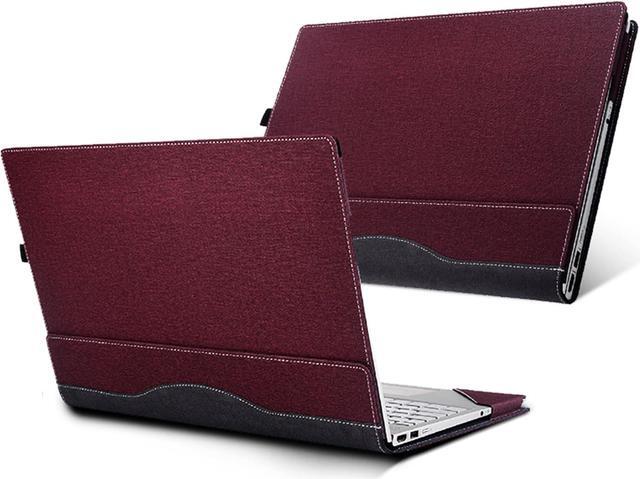 Alt view image 6 of 7 - BONAEVER Laptop Sleeve Compatible with Dell Latitude 14 5400 5420 5430 5440 7400 7430 2 in 1 Vostro 5410 Inspiron 14 5410 5415 5418 Proptective Skin Case Detachable with Pen Holder Coffee