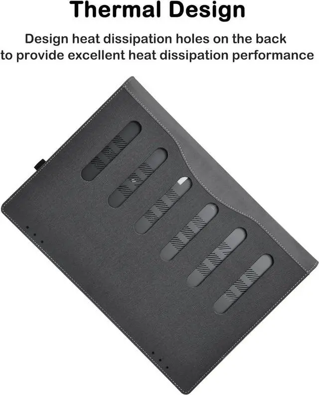Alt view image 3 of 7 - BONAEVER M7600 Laptop Case Compatible with Lenovo IdeaPad Flex 5 16IAU7 16ABR8 16ALC7 16IRU8 ThinkBook 16p Gen 4 & Vivobook Pro 16X OLED K6604 N7600