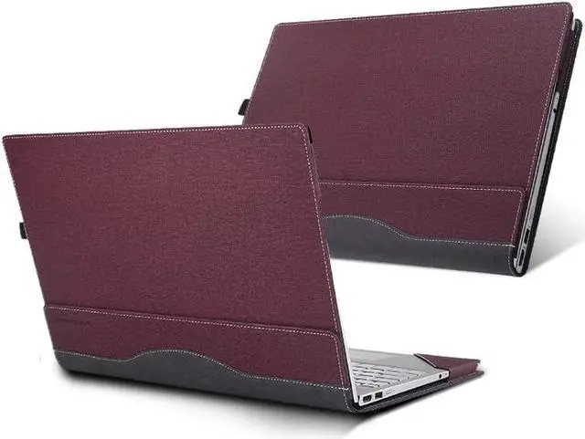 Main image of BONAEVER Laptop Case Compatible for HP Spectre x360 14-ef 14-ef000 14-ea 14-ea000 14t-ea Cover Protector Skin Sleeve Notebook 14ea Pouch Wine Red