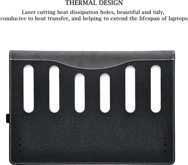 Alt view image 6 of 7 - BONAEVER Laptop Cover Compatible with Lenovo Yoga 7i (16", Gen 8) 16ARP8 16IRL8 16IAP7 16IAH7 Pro 9 16IRP8 IdeaPad 3 15ITL05 15iiL05 15ARE05 15IGL05 15ALC6 15ITL6 Case Protective Sleeve