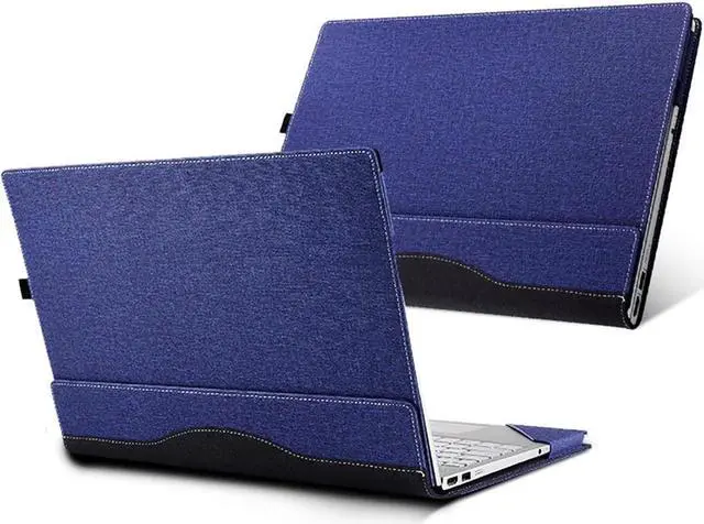 Alt view image 3 of 7 - BONAEVER Laptop Cover Compatible with Lenovo Yoga 7i (16", Gen 8) 16ARP8 16IRL8 16IAP7 16IAH7 Pro 9 16IRP8 IdeaPad 3 15ITL05 15iiL05 15ARE05 15IGL05 15ALC6 15ITL6 Case Protective Sleeve Blue