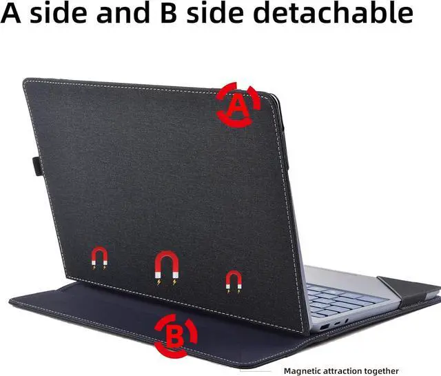 Alt view image 5 of 7 - BONAEVER Laptop Case for Lenovo IdeaPad Flex 5 VivoBook F413 /X413/ K413/ M413/ D413/ F415/ X415 /S415 Latitude 5410/5400/5401 Pavilion 14-ec 14-dv ThinkBook14 Gen 2/3 14 inch Case (14inch, Grey)