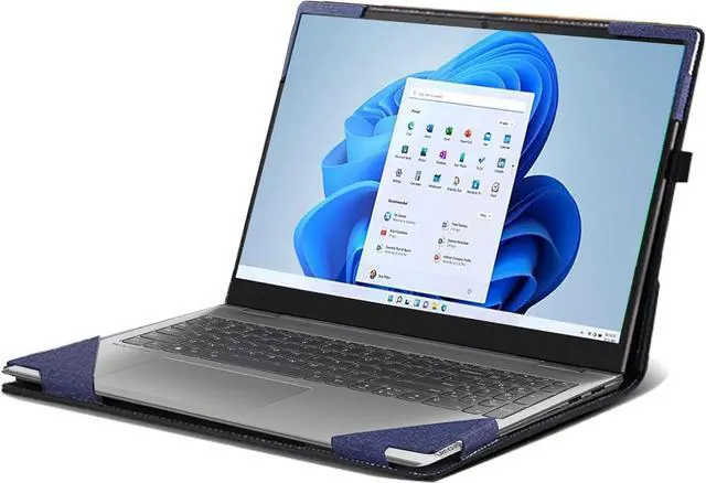 Alt view image 6 of 7 - BONAEVER Laptop Case for Lenovo Yoga 7i 16 inches /15z-ds100/15-cn/15-dr1007TX/15-cp0053cl/15.6 inch Laptop Detachable Case Blue