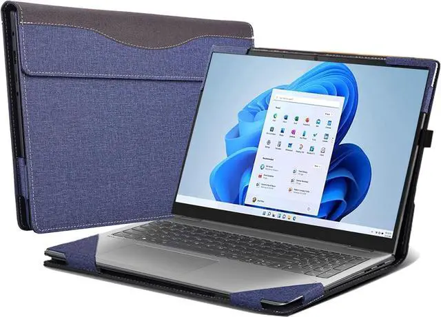 Main image of BONAEVER Laptop Case for Lenovo Yoga 7i 16 inches /15z-ds100/15-cn/15-dr1007TX/15-cp0053cl/15.6 inch Laptop Detachable Case Blue