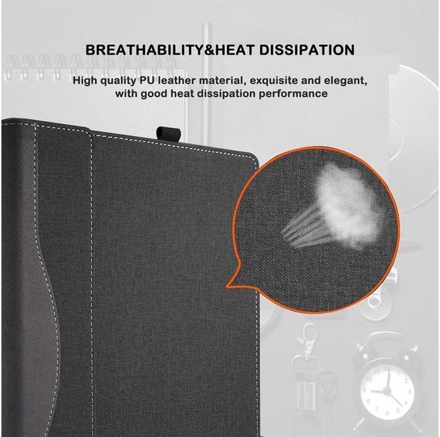 Alt view image 5 of 7 - BONAEVER Laptop Case for Lenovo Flex 7 14IAU7 14IRU8 | Slim 7 14IAP7 14IRP8 |IdeaPad Flex 5 14IAU7|IdeaPad Flex 5i 14 2-in-1 Laptop Detachable Laptop Protective Cover Shell