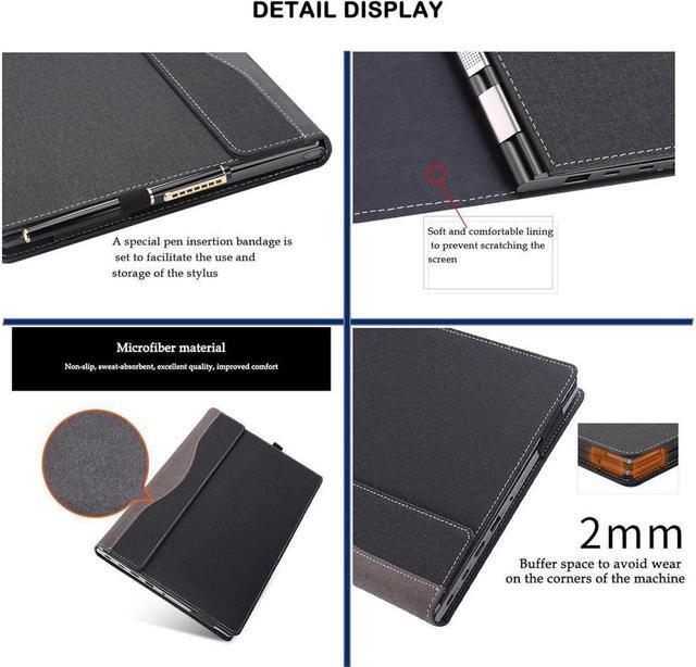 Alt view image 6 of 7 - BONAEVER Laptop Case for Lenovo Flex 7 14IAU7 14IRU8 | Slim 7 14IAP7 14IRP8 |IdeaPad Flex 5 14IAU7|IdeaPad Flex 5i 14 2-in-1 Laptop Detachable Laptop Protective Cover Shell