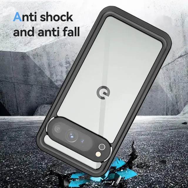Alt view image 4 of 7 - BONAEVER Pixel 9 Pro XL Waterproof Case, Shockproof Dustproof Phone Cover for Google Pixel 9 Pro XL, Full Coverage with Screen Protector,Wireless Charging Compatible, Slim Design