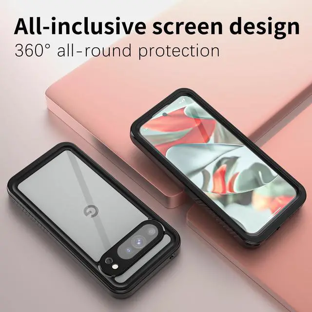 Alt view image 6 of 7 - BONAEVER for Google Pixel 9 Pro XL Case Waterproof IP68 Certified Dustproof Shockproof Built-in Screen Protector Full Body Case for Google Pixel 9 Pro XL 6.8" 2024