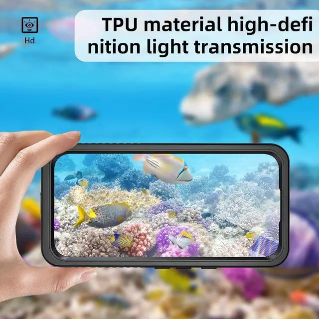 Alt view image 3 of 7 - BONAEVER for Google Pixel 9 Pro XL Case Waterproof IP68 Certified Dustproof Shockproof Built-in Screen Protector Full Body Case for Google Pixel 9 Pro XL 6.8" 2024