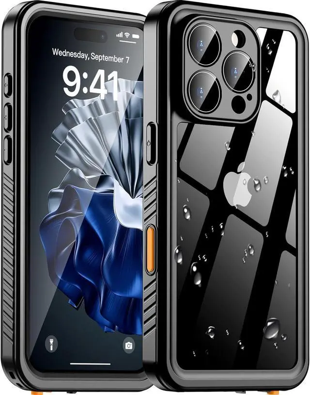 Main image of BONAEVER for iPhone 16 Pro Max Case Waterproof, [Built-in Screen Protector][IP68 Underwater][12FT Military Grade Shockproof][Dustproof][360° Full Body] Protective Phone Case for iPhone 16 Pro Max 6.9"