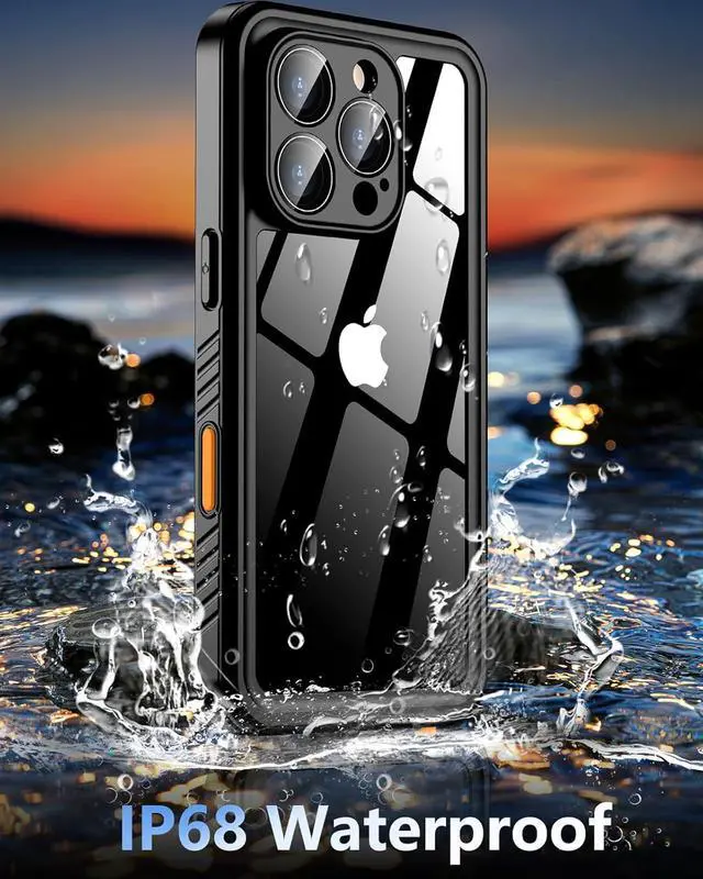 Alt view image 2 of 6 - iPhone 16 Pro Case Waterproof, [Built-in Screen Protector][IP68 Underwater][12FT Military Grade Shockproof][Dustproof][Real 360° Full Body] Protective Phone Case for iPhone 16 Pro 6.3"