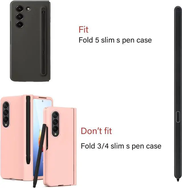 Alt view image 2 of 7 - BONAEVER for Galaxy Z Fold 6 / Fold 5 S Pen Fold Edition Replacement for Samsung Galaxy Z Fold 5 / Fold 6 5G Touch Stylus S Pen + Tips/Nibs