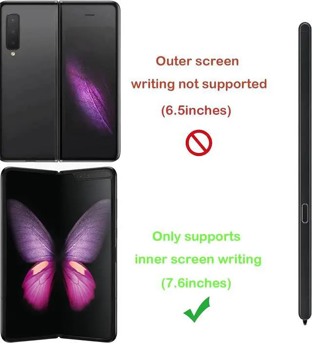 Alt view image 5 of 7 - BONAEVER for Galaxy Z Fold 6 / Fold 5 S Pen Fold Edition Replacement for Samsung Galaxy Z Fold 5 / Fold 6 5G Touch Stylus S Pen + Tips/Nibs