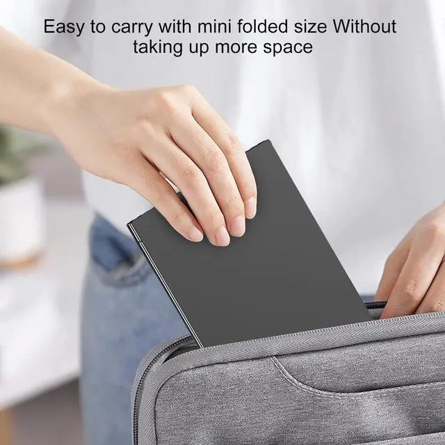 Alt view image 7 of 7 - BONAEVER for Samsung Galaxy Z Fold 6 5 4 3 2 Bluetooth Keyboard Case, Fully Foldable & Portable Phone Z Fold 6 Stand, Office Mobile Phone Stand Holder with S Pen and Bluetooth Mouse & Keyboard Set