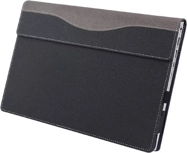 Alt view image 6 of 7 - BONAEVER Laptop Case for 15 inch Microsoft Surface Laptop 7 Windows PC with ARM CPU and AI-Powered Copilot+, PU Leather Folio Stand Laptop Protective Cover