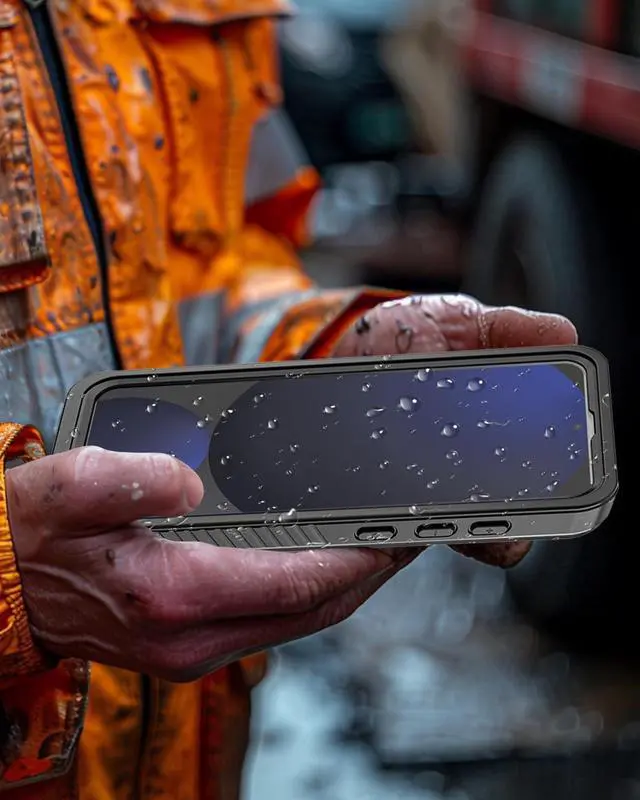 Alt view image 7 of 7 - BONAEVER for Samsung Galaxy S24 FE Case Waterproof, IP68 Underwater Full Heavy Duty Protection, Built-in Screen&Camera Protector, Military Shockproof Dropproof Rugged Phone Case for S24 FE 6.7"