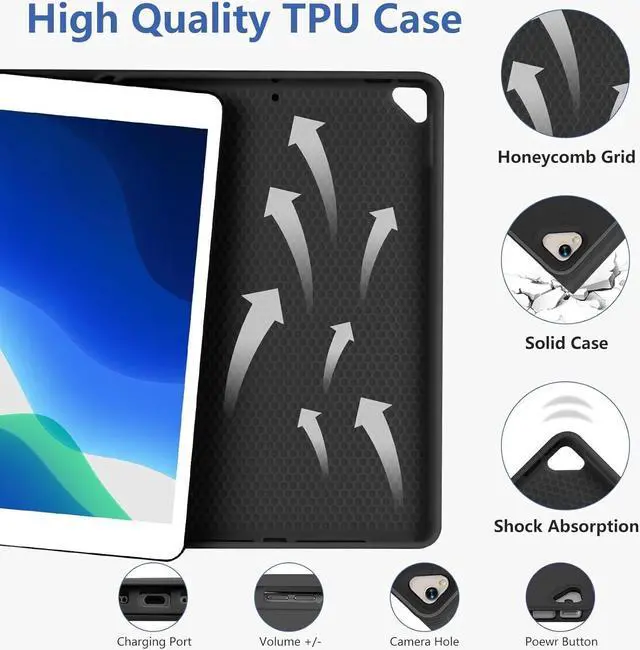 Alt view image 6 of 7 - BONAEVER Keyboard Case with Mouse for Xiaomi Pad 6S Pro 12.4 inch 2024 - Protective Stand Cover with Bluetooth Detachable Magnetic Keyboard / Wireless Mouse / Pencil Holder