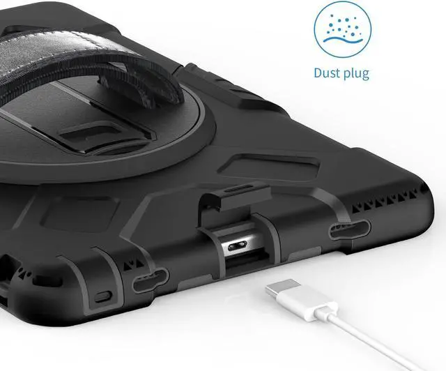 Alt view image 5 of 7 - BONAEVER Case for Lenovo Tab M10 Plus Case 3rd Gen 10.6 Inch 2022 TB-125FU TB-128FU TB-128XU Protectiove Cover with Stand Hand Strap Shoulder Strap for Lenovo M10 Plus 3rd Gen 10.6"