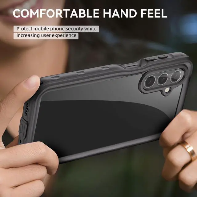 Alt view image 5 of 7 - BONAEVER for Samsung Galaxy A16 5G / A16 4G 6.7 inch Case Waterproof, IP68 Underwater, Full Heavy Duty Protection, Built-in Screen & Camera Protector, Military Shockproof Dropproof Rugged Phone Cover