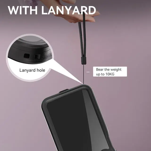 Alt view image 6 of 7 - BONAEVER for Samsung Galaxy A16 5G / A16 4G 6.7 inch Case Waterproof, IP68 Underwater, Full Heavy Duty Protection, Built-in Screen & Camera Protector, Military Shockproof Dropproof Rugged Phone Cover