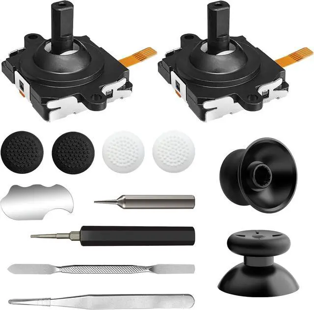 Main image of BONAEVER 13 in 1 Joystick Replacement Kit for Oculus Quest 2 Controller, Accessories for Oculus Quest 2 Controller and Meta Quest 2 Controller