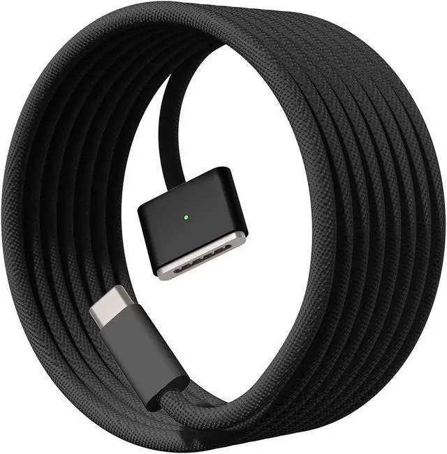 Main image of BONAEVER 140W USB-C to Magnetic 3 Cable (2 m/6.6 ft), USB C Fast Charging Cable Compatible with MacBook Air (15''/13'' M3 2024, M2 2023/2022),MacBook Pro (16"/14" M2 Pro & Max 2023, M1 Pro & Max 2021)