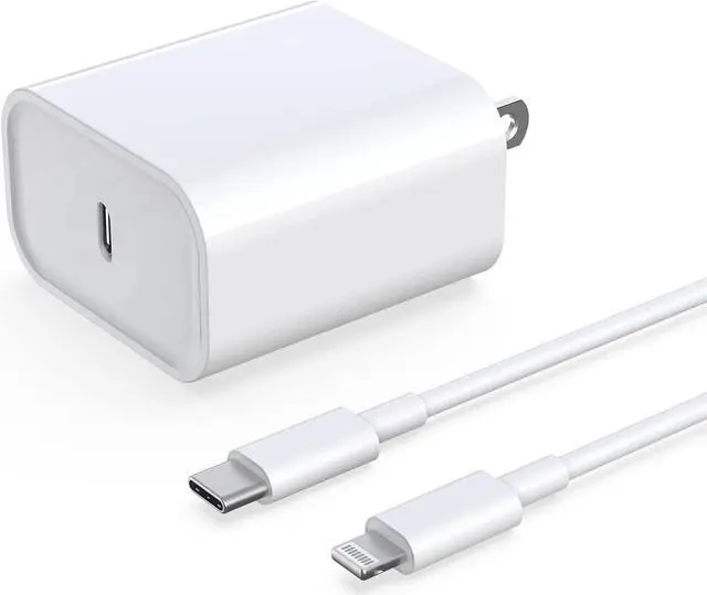 Main image of BONAEVER iPhone Fast Charger, 20W USB C PD Wall Charger Block Plug with[MFi Certified] 6ft Type C to Lightning Cable Quick Charging Data Sync Cord for iPhone 14 13 12 11 Pro Max Mini Xs Xr iPad Air