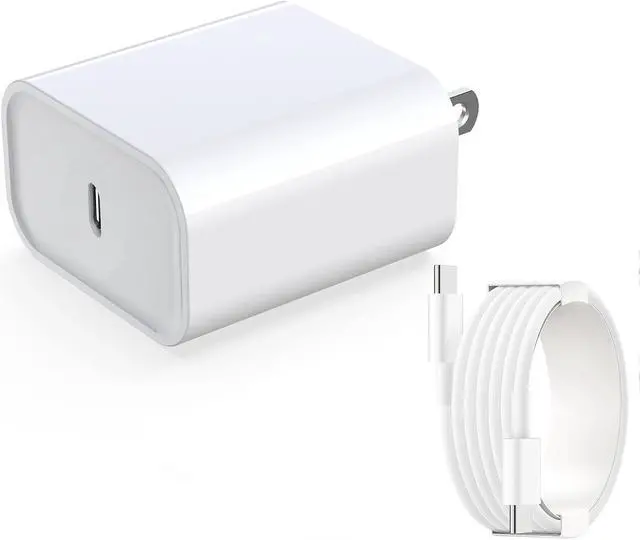 Main image of BONAEVER 30W USB C Fast Charger for iPhone 16/16 Plus/ 16 Pro/16 Pro Max/iPhone 15/15 Plus/15 Pro/15 ProMax/ iPad Pro/Air/Mini, Samsung, Pixel, PD USB C Charger with 6FT Type C to C Cable
