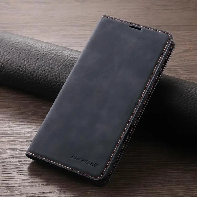 Alt view image 6 of 7 - BONAEVER Case for iPhone 16 6.1 inch Premium PU Leather Phone Cover with Card Holder Stand, Shockproof Flip Wallet Cover