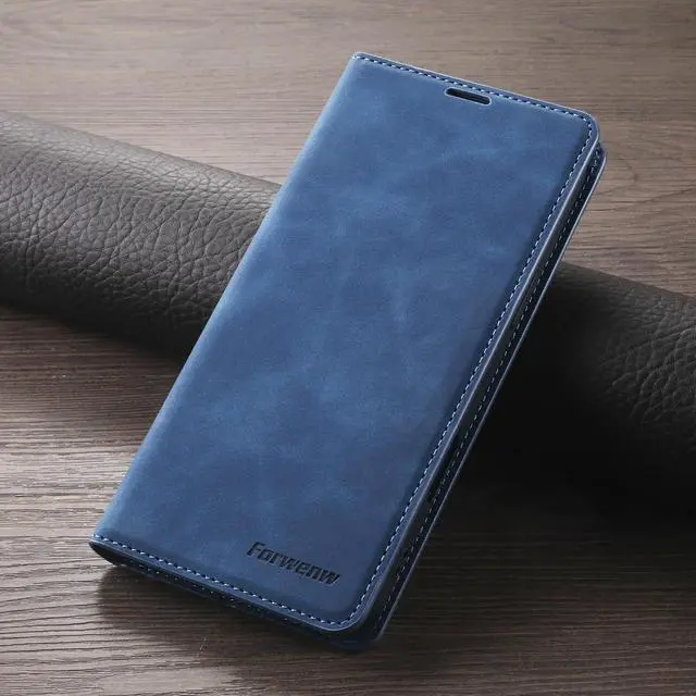 Alt view image 6 of 7 - BONAEVER Case for iPhone 16 6.1 inch Premium PU Leather Phone Cover with Card Holder Stand, Shockproof Flip Wallet Cover Blue