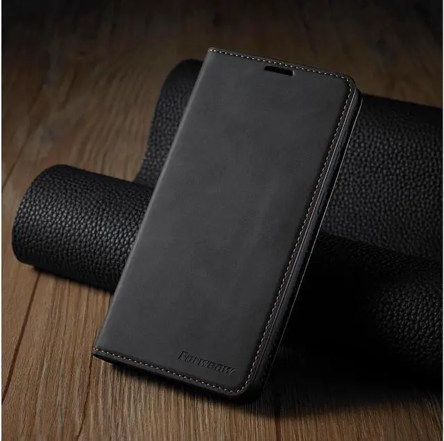 Alt view image 6 of 7 - BONAEVER Case for Samsung Galaxy S24 FE 6.7'' Premium PU Leather Phone Cover with Card Holder Stand, Shockproof Flip Wallet Cover
