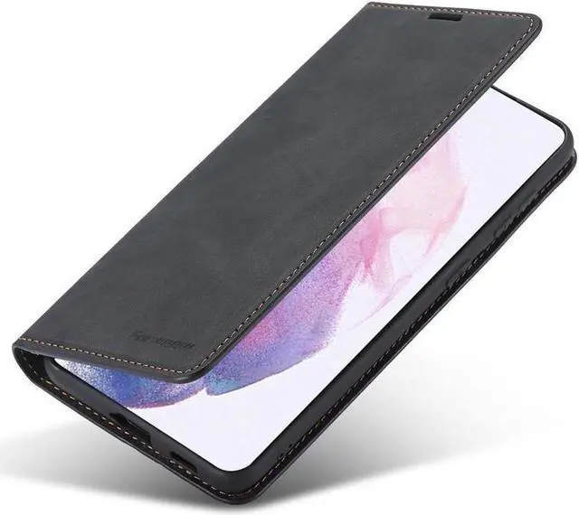 Alt view image 5 of 7 - BONAEVER Case for Samsung Galaxy S24 FE 6.7'' Premium PU Leather Phone Cover with Card Holder Stand, Shockproof Flip Wallet Cover