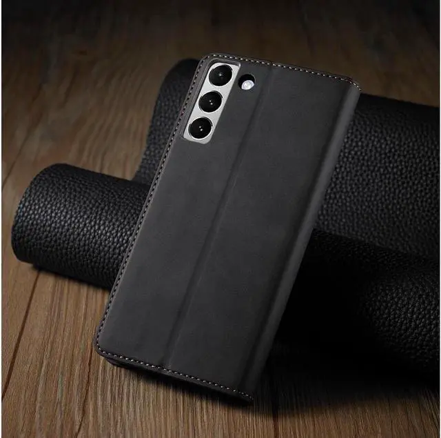 Alt view image 7 of 7 - BONAEVER Case for Samsung Galaxy S24 FE 6.7'' Premium PU Leather Phone Cover with Card Holder Stand, Shockproof Flip Wallet Cover