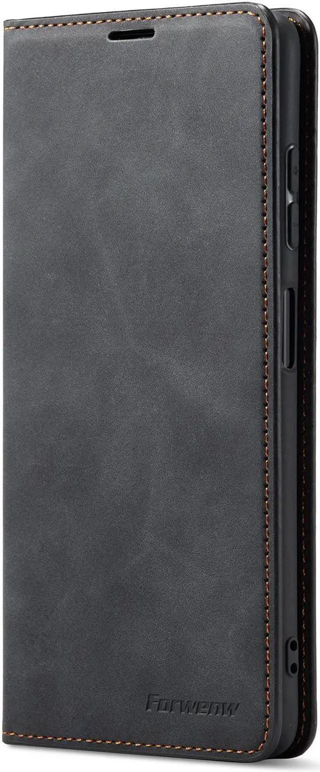 Alt view image 4 of 7 - BONAEVER Case for Xiaomi Poco X3 NFC / Poco X3 Pro Premium PU Leather Phone Cover with Card Holder Stand, Shockproof Flip Wallet Cover