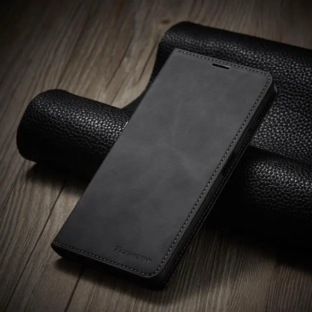 Alt view image 7 of 7 - BONAEVER Case for Xiaomi Poco X3 NFC / Poco X3 Pro Premium PU Leather Phone Cover with Card Holder Stand, Shockproof Flip Wallet Cover