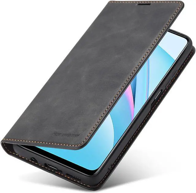 Alt view image 4 of 7 - BONAEVER Case for Xiaomi Mi 10T Lite 5G Premium PU Leather Phone Cover with Card Holder Stand, Shockproof Flip Wallet Cover