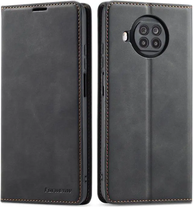 Main image of BONAEVER Case for Xiaomi Mi 10T Lite 5G Premium PU Leather Phone Cover with Card Holder Stand, Shockproof Flip Wallet Cover