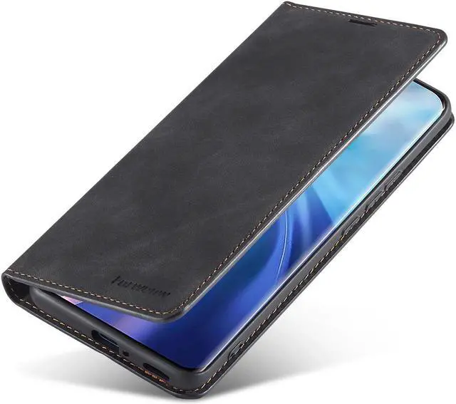 Alt view image 5 of 7 - BONAEVER Case for Xiaomi Mi 11 Premium PU Leather Phone Cover with Card Holder Stand, Shockproof Flip Wallet Cover