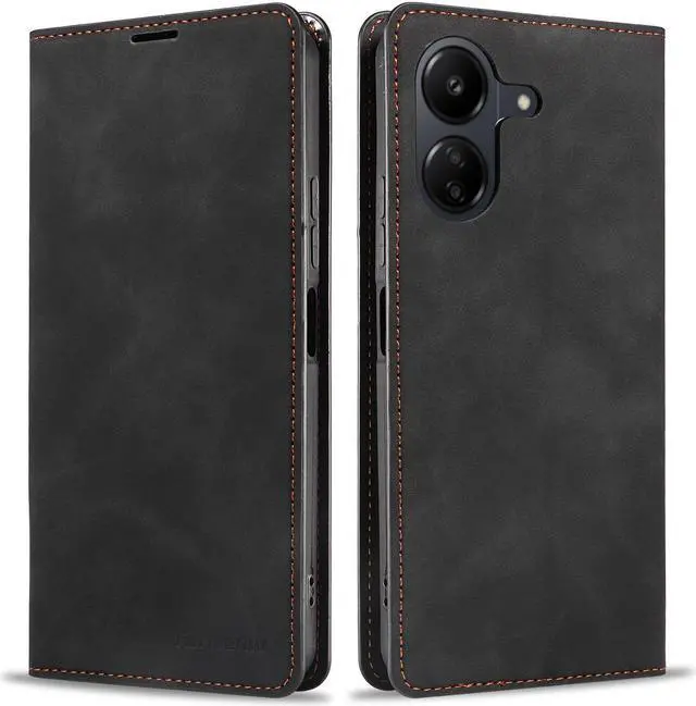 Main image of BONAEVER Case for Xiaomi Redmi Note 13 Pro Plus 5G Premium PU Leather Phone Cover with Card Holder Stand, Shockproof Flip Wallet Cover