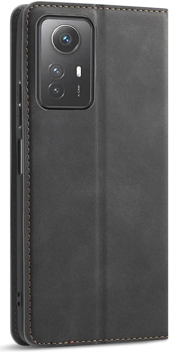 Alt view image 4 of 7 - BONAEVER Case for Xiaomi Redmi Note 12S Premium PU Leather Phone Cover with Card Holder Stand, Shockproof Flip Wallet Cover